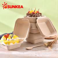 #6 Sunkea Cheap Food packaging paper pulp cake box