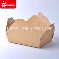 Disposable paper food to go boxes restaurant