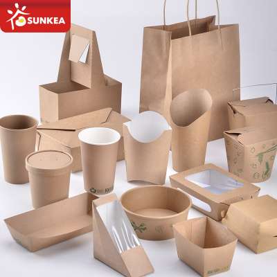 Custom fast food paper packaging / burger and sandwich boxes