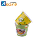 Custom printed heat insulated plastic box for instant noodle