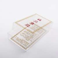 Custom design PET transparent cover packaging boxes for food